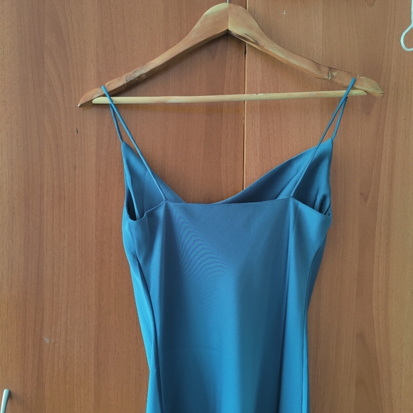 J.ING Aurelie Blue Midi Slip Dress - Picture 8 of 10